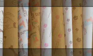 Wigofil co to? To materiał z nadrukiem psów, kości i łapek. W rolkach, różne wzory i kolory.