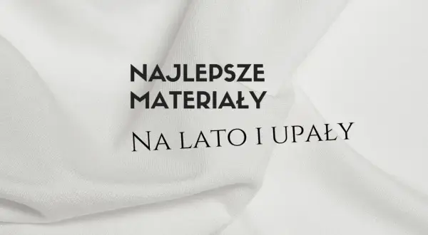 Biały, lekki materiał na lato i upały. Idealny na letnie kreacje.