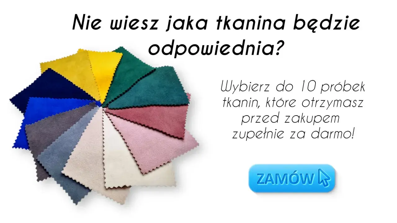 Koło z próbek kolorowa tkanina w odcieniach od granatu po róż. Wybierz do 10 próbek tkanin za darmo przed zakupem.